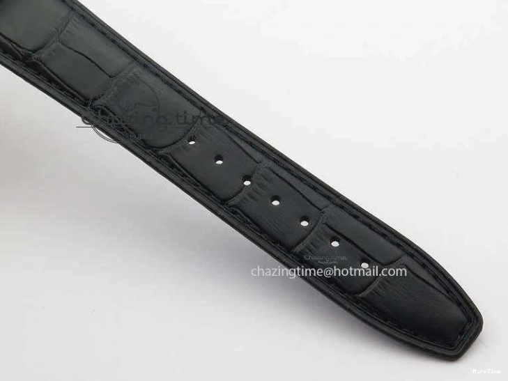 MIROTIME 1223 Effortless Portuguese IW544404 SS White Dial On Black Leather Strap A 7257